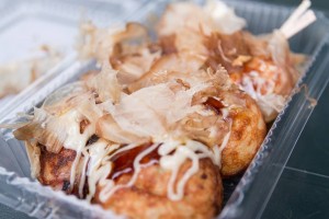 ”Takoyaki”. The popular food in "OSAKA".