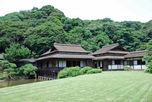 The traditional Japanese garden