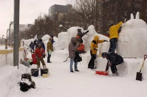 Sapporo city (Hokkaido)'s "Snow Festival".