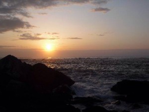 the sunrise from Muroto Cape