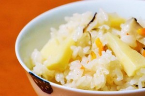 "Takenoko" rice.