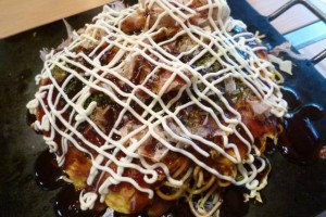 “Kansai style's okonomiyaki”