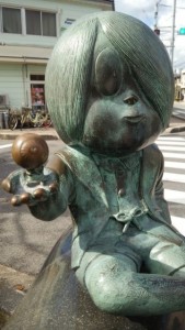 Statue of "Gegege-no-Kitarou"