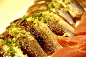"Sushi" of "sanma".