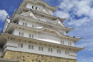 World heritage "Himeji Castle".