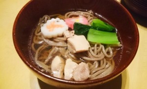 "Toshi-Koshi soba" (New Year's Eve's buckwheat noodle).