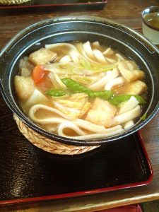 "Hoto" is udon including many vegetables.
