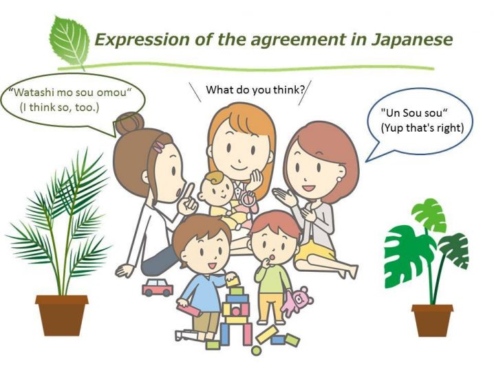 [Studying Japanese word : Expression of the agreement]