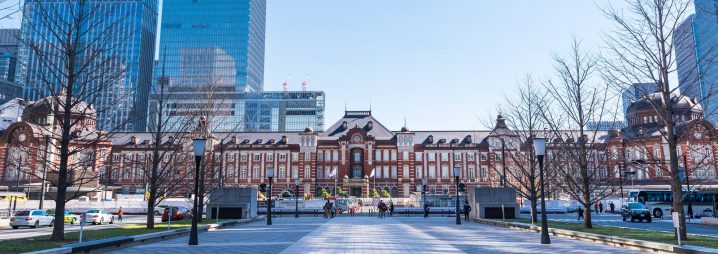 Tokyo Station building at Marunouchi side