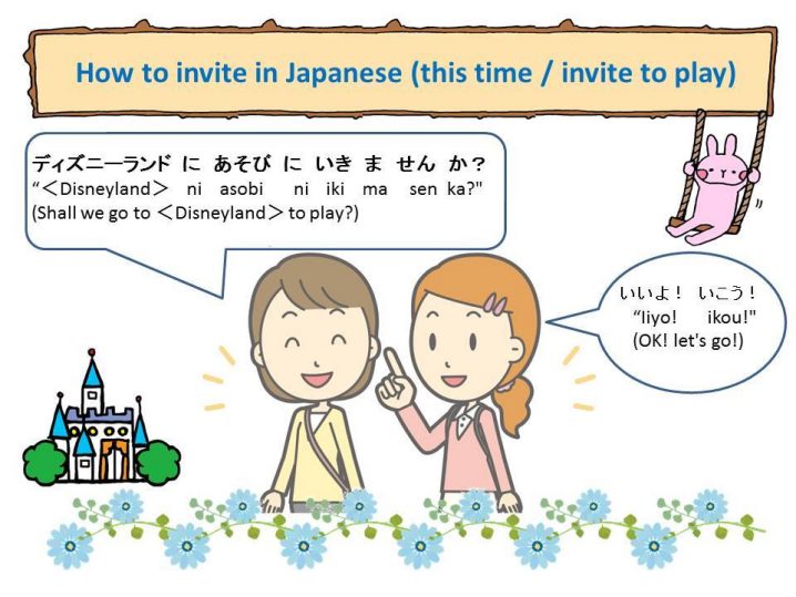 [Studying Japanese: How to invite in Japanese]